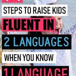 For parents that speak the second language, they just have to speak it. Lucky them. For those who don’t speak a second language, it is trickier but totally do-able. Here is how I taught my child a second language. How teach your child a second language. How to raise a bilingual child. How to teach your child Spanish if you don't speak it. Teaching your kid a second language. How to learn a second language #bilingual #parenting #motherhood