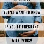 So, you just found out that you’re going to have twins! Congrats! Being pregnant with not only one but two babies is both exciting and mega-overwhelming.Here are my top 10 tips for an easier and more enjoyable twin pregnancy! Tips for being pregnant with twins. Pregnant with twins. How to prepare for twins. Twin mom