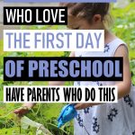 Starting preschool is a big deal. Your child is starting their first day of school. Guide to starting preschool. Prepare child for preschool. Prepare toddler for preschool. What to do to get ready for preschool. Preschool tips to make transition easier. How to make preschool dropoff easier when the child does not want to go. #preschool #toddlers #parenting #motherhood #backtoschool