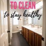 Cleaning your house especially deep cleaning can be very time consuming. As a busy mom, I outline what you should prioritize when it comes to cleaning so you can rid your house of dust, bacteria, viruses, flu etc. How tell you the quick and easy ways to clean these items for a healthy house. The best cleaning hacks to clean effectively and not fall behind and other healthy living tips to make sure your house is a healthy living space. #cleanhouse #healthyliving #pursuetoday