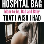 Here is everything you need to know about what to pack in your hospital bag. Plus, tips on hospital bag essentials, last minute items and how to organize it all. Hospital bag checklist for mama to be, hospital bag checklist for dad, hospital bag checklist for baby When to pack hospital bag. Hospital Bag Checklist for Baby. Hospital Bag Checklist for Labor and Delivery. Hospital Bag Checklist for Recovery. #childbirth #maternity #hospitalbag