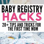 Here is all of the advice I got when I made my first baby registry. Honestly, you really don’t need anything except some onesies, boobs, diapers and a car seat. However, babyhood can be nicer with a few more items. I cover the basics like when, where and how to make one but also give you real mom advice on what to buy and what to skip, how to save money, what I wish I bought, and tips on swaddles, cribs, rocking chair, carriers, car seats and diaper bags. #maternity #pregnancy #babyregistry