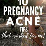 Within three weeks of finding out I was pregnant, I had a major pregnancy acne. Here, I will tell you everything I learned about pregnancy acne and how to get rid of it. Can pregnancy cause acne? Best Pregnancy Acne Products. When does pregnancy acne start? Treatment for pregnancy acne. Pregnancy acne on chin, face, back. Pregnancy acne facial. Healthy Pregnancy Tips. Remedies and how to get rid of pregnancy acne. Treatment products #pregnancy #maternity