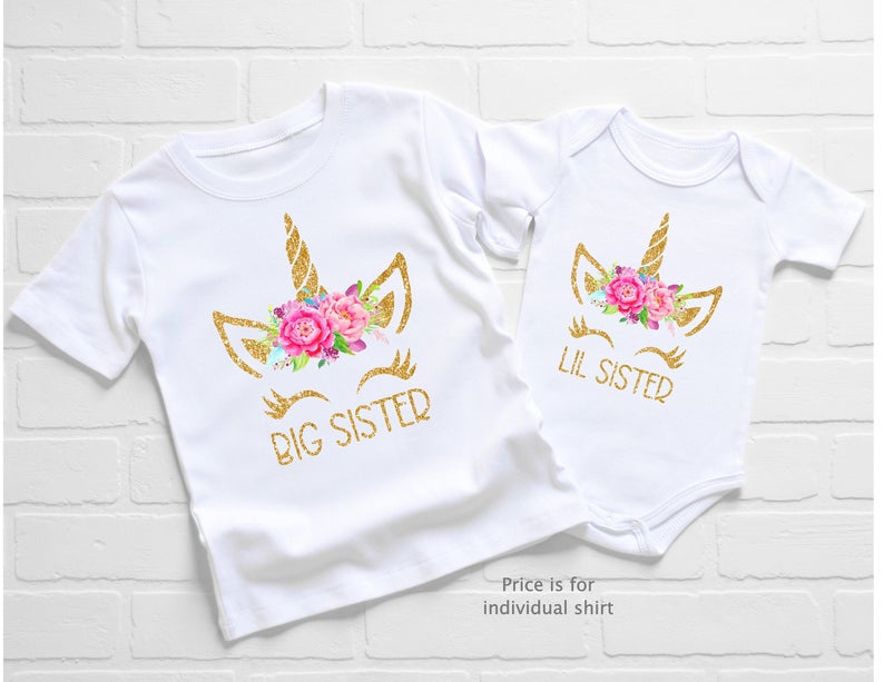 Big Sissy Big Brother Sweatshirt big sister t-shirt Toddler Unisex Best Friends Pregnancy Announcement Expecting Grandparents Aunt Uncle