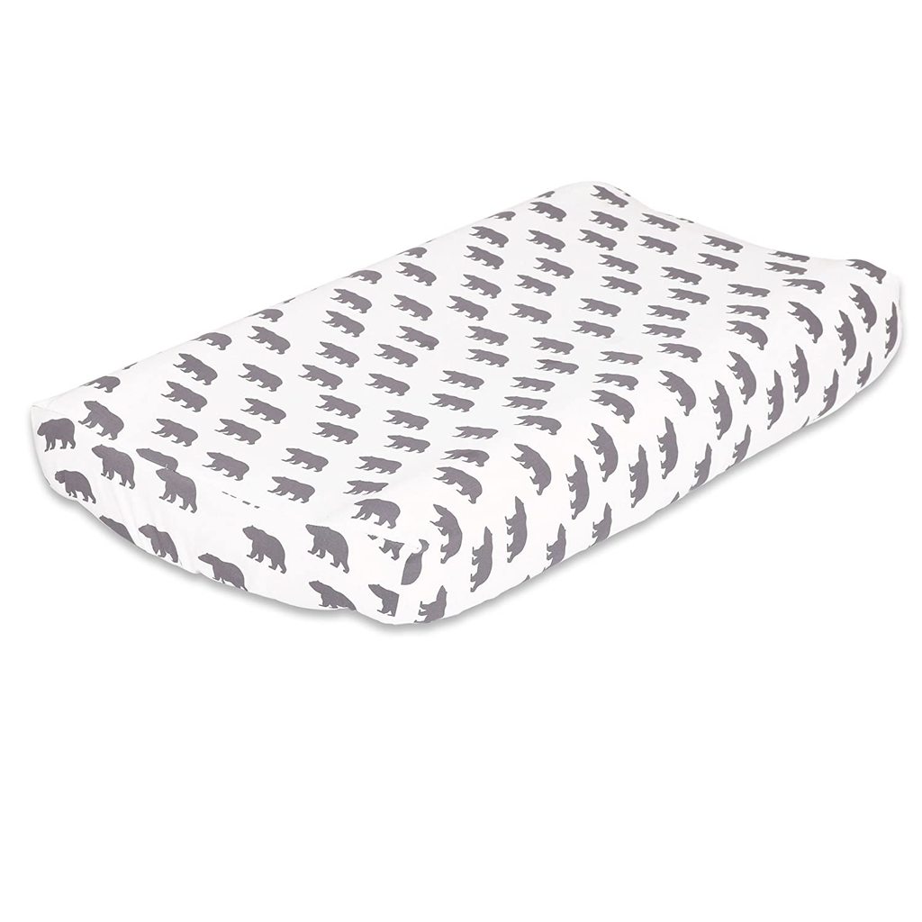 woodland nursery changing pad cover