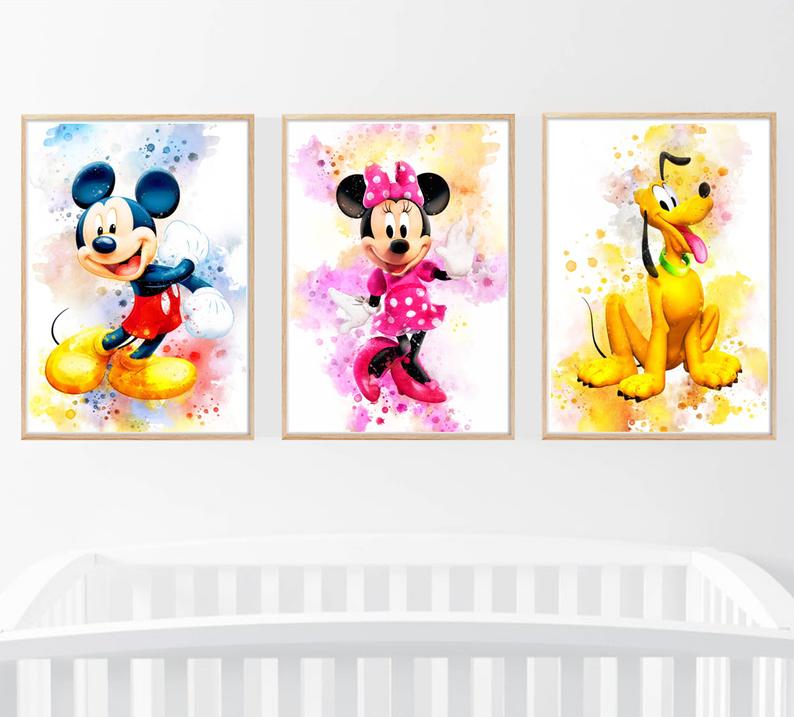 Minnie and Mickey Mouse Baby Nursery 